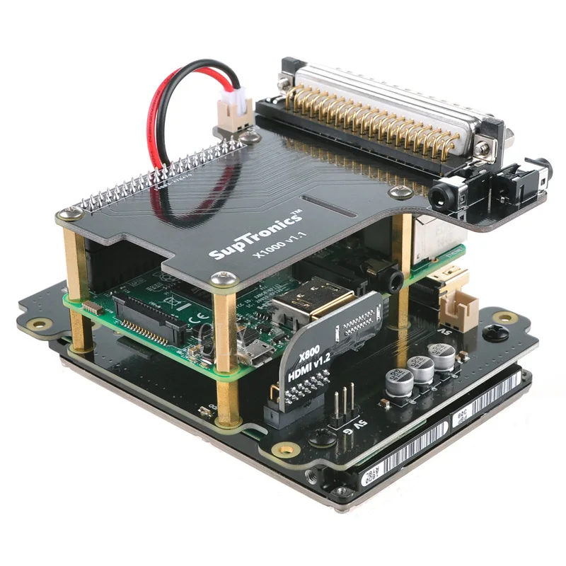 X1000K DIY наборы для Raspberry Pi 3 Model B/2B/B+ Поддержка SATA хранения с GPIO защиты