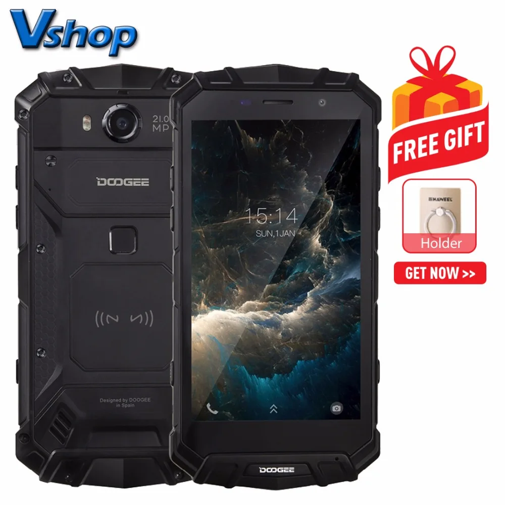 DOOGEE S60 смартфон с 5 2 дюймовым дисплеем восьмиядерным процессором ОЗУ 6 ГБ ПЗУ 64