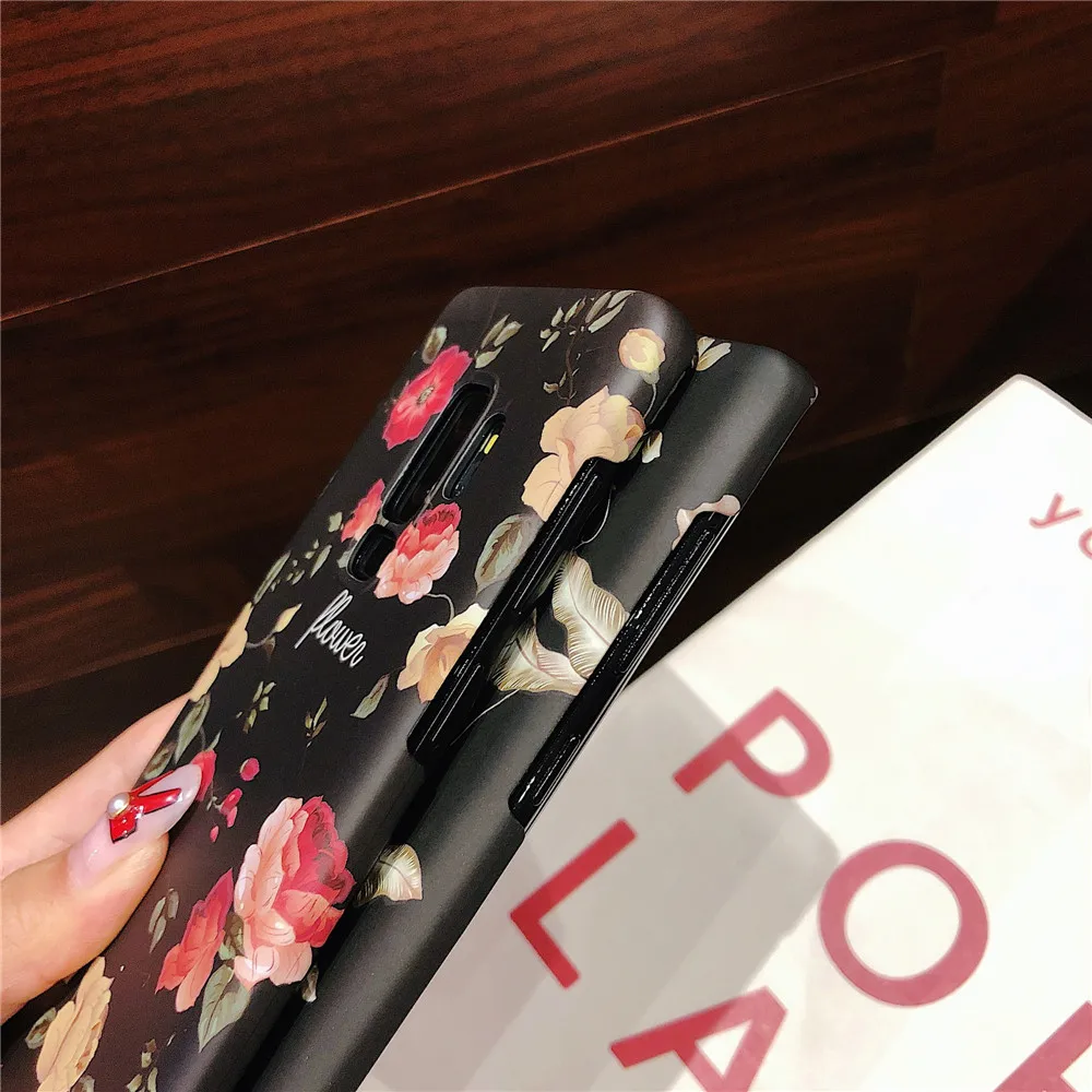 Чехол для телефона с розовым цветком OPPO R9 9S R11 R17 Plus высококачественный светящийся