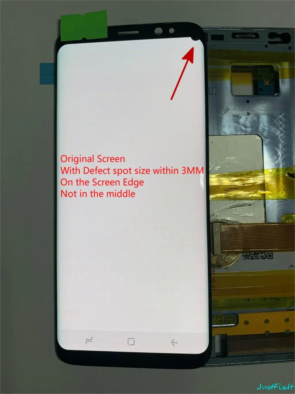 

Original Super AMOLED For Samsung Galaxy S8 S8 plus G950f G950 G955 G955F Defect Lcd Display Touch Screen Digitizer With Frame