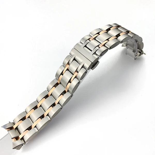 22 мм 23 мм 24 мм мужской ремешок из нержавеющей стали для часов Tissot T035 Кутюрье, брендовый ремешок для часов T035617 T035439A, браслет - Цвет ремешка: silver rose gold