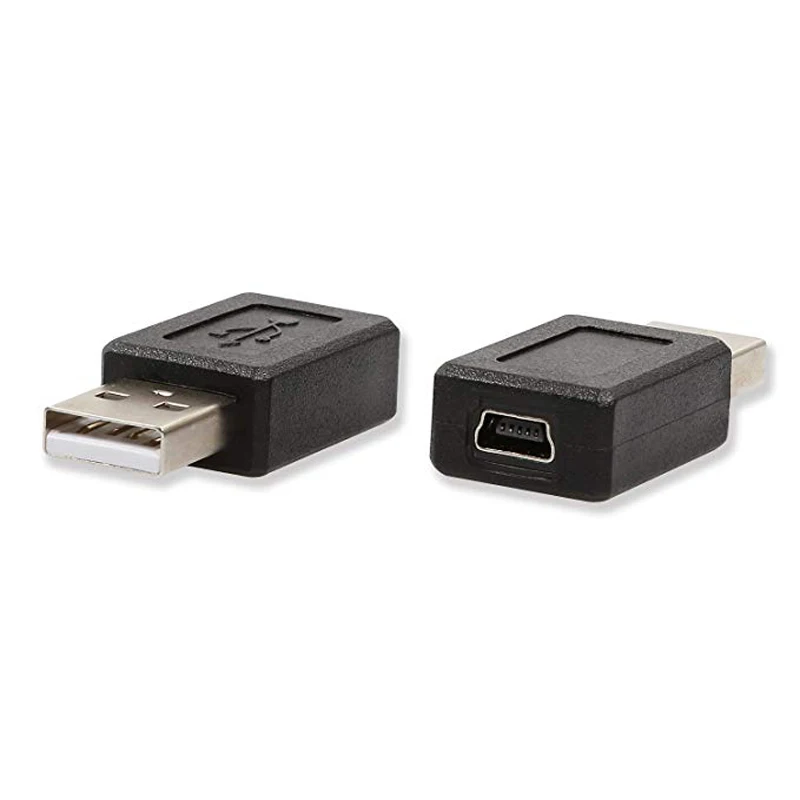 Новый высококачественный USB A штекер для мини-usb Тип B женский M/F адаптер