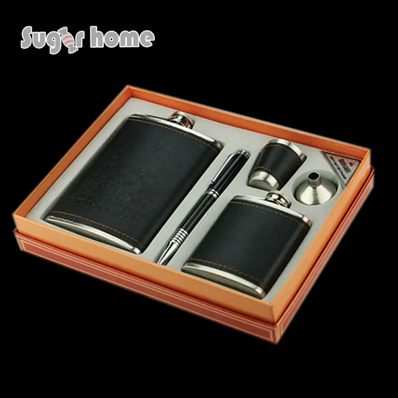 Mealivos 9 oz 304 stainless steel hip flask Gift box personalized liquor flagon vodka rum alcohol bottle groomsman jagermeister|hip gift