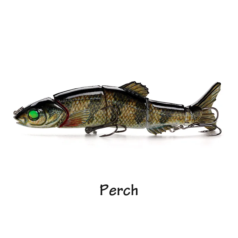 Perch Banshee 168 мм 38 г VMJM05-6.5 жесткая искусственная приманка щука, рыбий глаз, ловля баса, Тонущая приманка, 5 секций, Mulit, соединенная плавающая приманка - Цвет: Perch