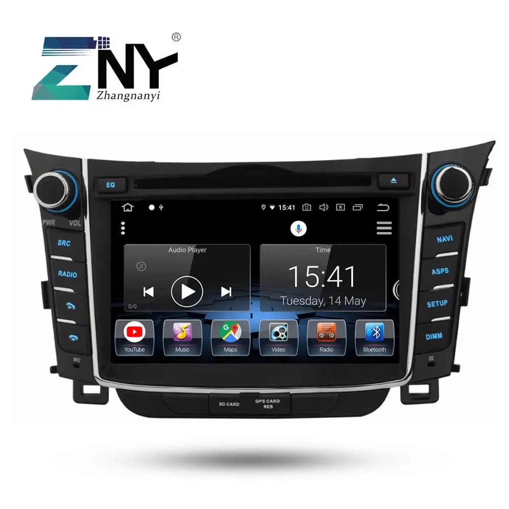 7 &quotIPS Android 8 Автомобильный DVD авто радио для Hyundai I30 Elantra GT 2011 2016 2 Din GPS навигация