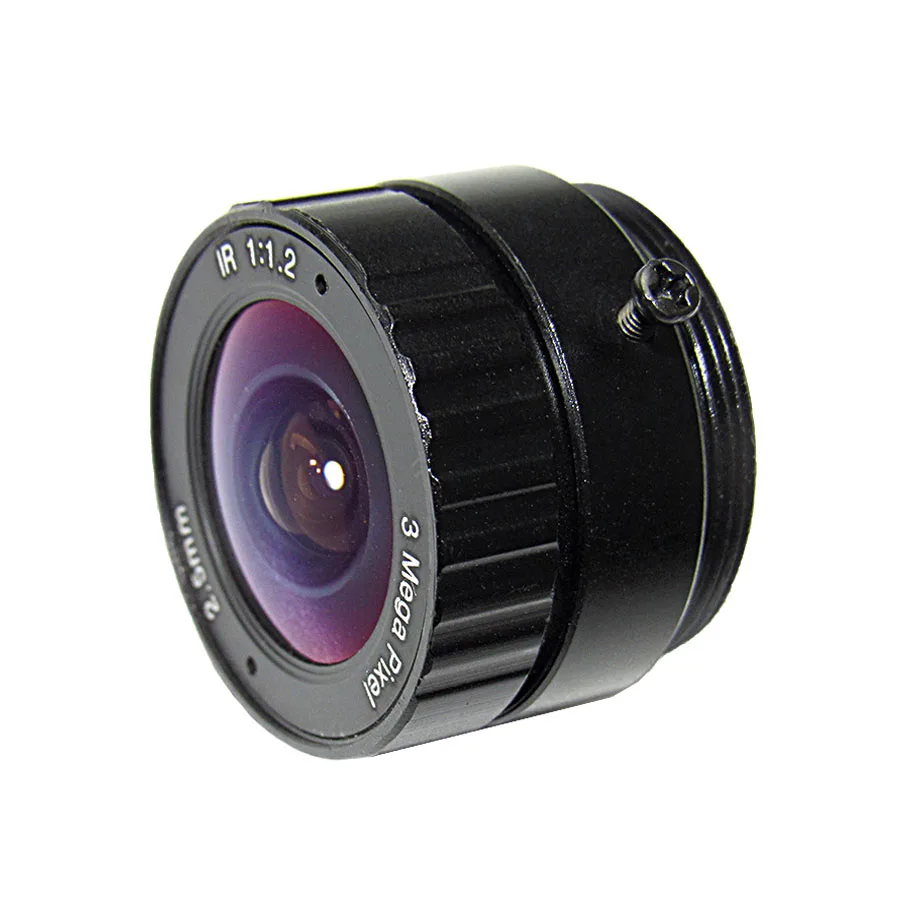 HD 3MP 2 5mm CCTV lens CS IR metal для камер видеонаблюдения формат 1/2.5 &quot Диафрагма F1.2|cctv lens|lens
