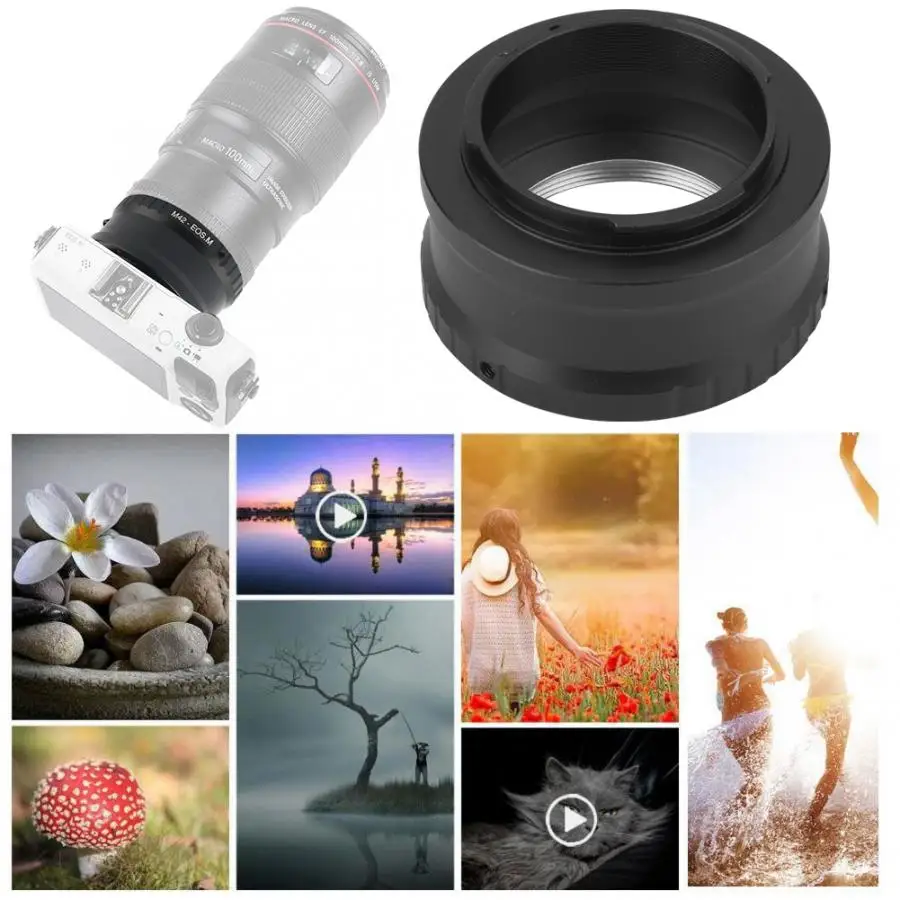 Переходное кольцо объектива камеры для M42 Крепление Canon EOS M беззеркальное Кольцо