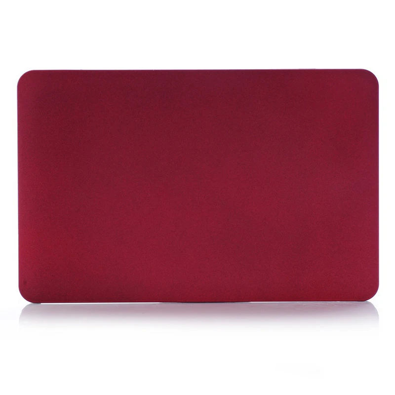 Без логотипа Quicksand серия розовый красный чехол для Macbook Air 11 13 Pro retina 12 15 жесткий