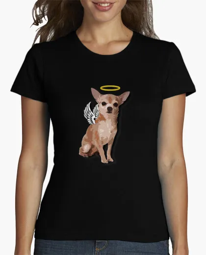 2017 Весна Низкая цена футболки женщин Чихуахуа Angelito Короткие Новинка Трикотажные