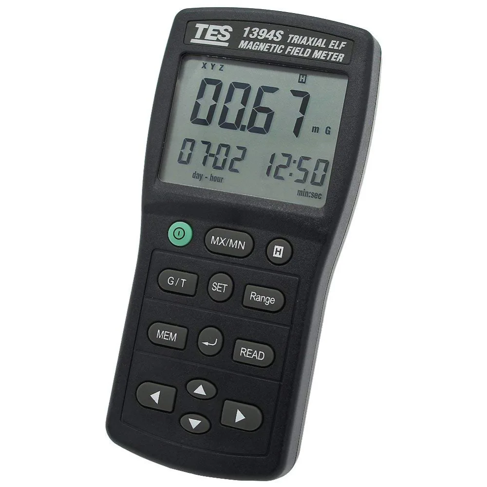 TES 1394S EMF тестер электромагнитное поле 50 Гц/60 Гц с RS 232 TES1394S|Детекторы