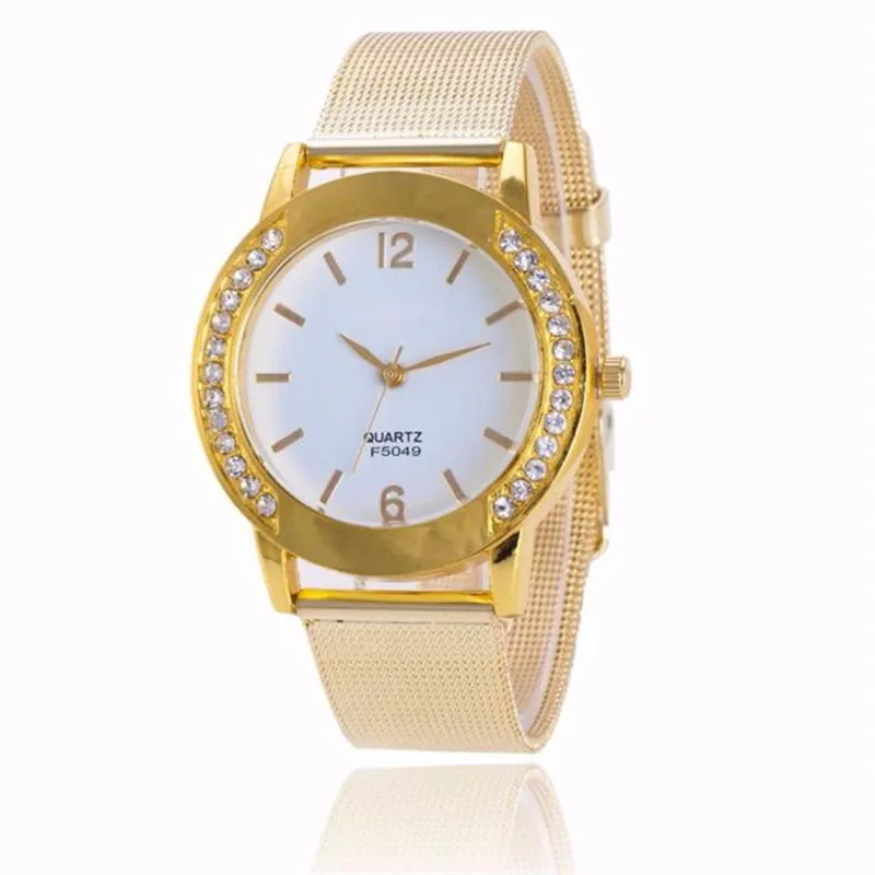 Женские часы Reloj Mujer Часы Zegarek Damski Relogio Feminino золотые аналоговые кварцевые наручные