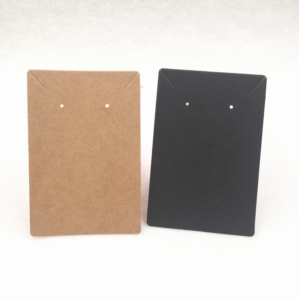 

24Pcs 9*6cm Blank kraft Simple Style Jewelry Packaging Card Used For Necklace&Earring&Stud Ear Paper Display Card