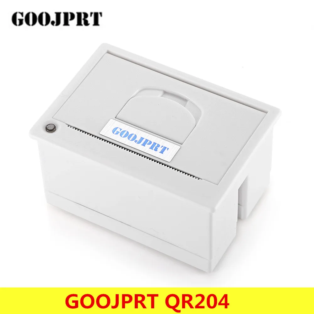 Оригинальный GOOJPRT QR204 58 мм 50 85 мм/сек. супер мини встроенный чековый термопринтер с