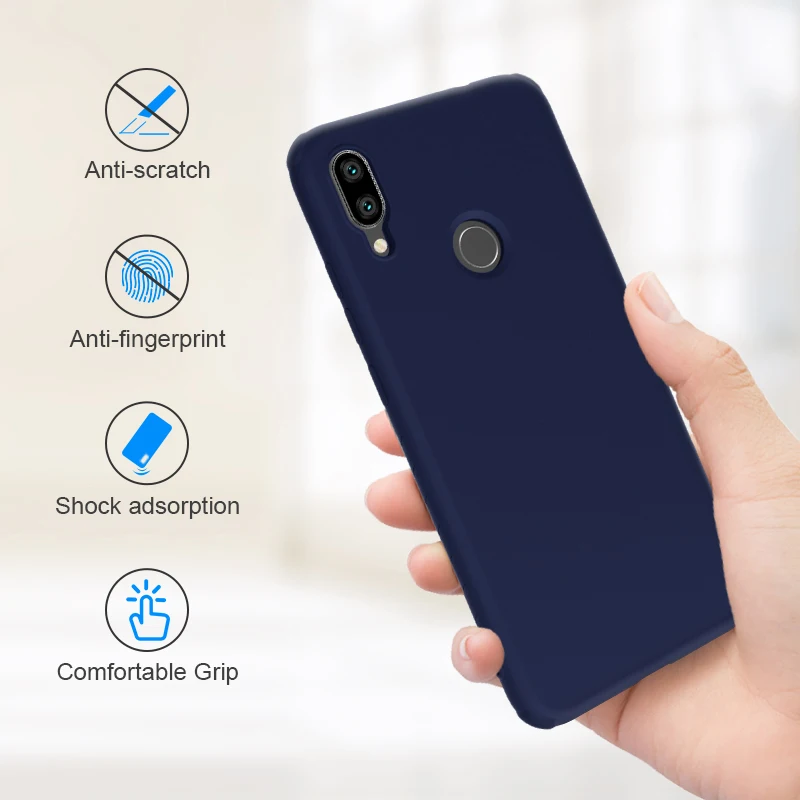 Redmi Note 7 Pro чехол Nillkin для Xiaomi Redmi Note 7/7S силиконовая гладкая защитная задняя крышка redmi note 7 глобальная версия 6,3''