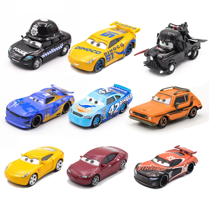30 стилей Disney Pixar Cars 3 Lightning McQueen Jackson Storm Ramirez литая под давлением модель из