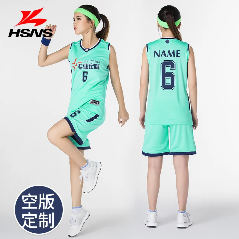 Высокое качество для девочек баскетбольная форма Jersey рубашка и короткие штаны