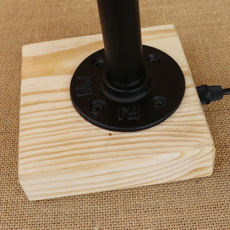 Лофт американский стиль ретро настольная лампа креативные водопроводные трубы