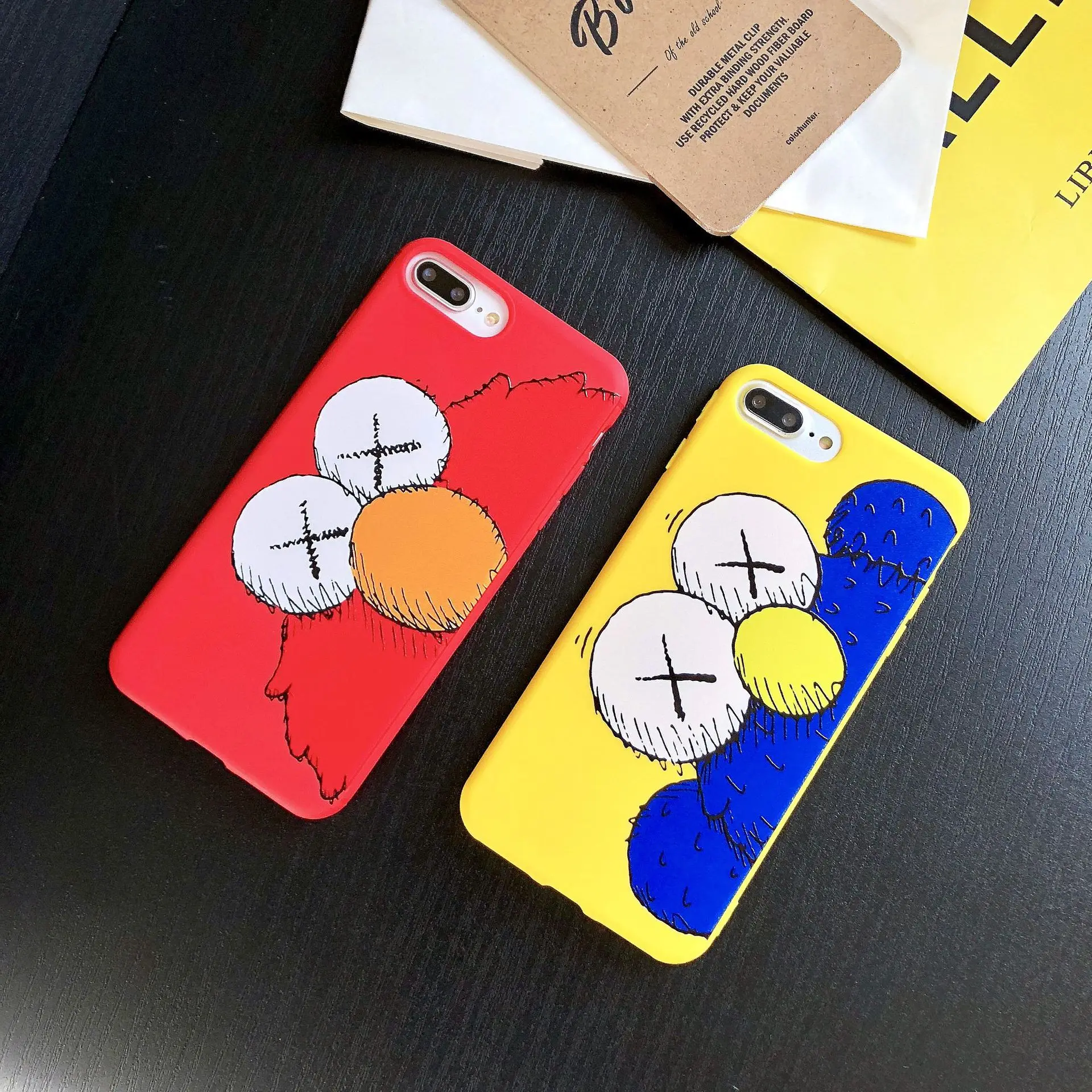 Новый KAWS Street iphone x max 6s 8plus чехол милый противоударный грязестойкий