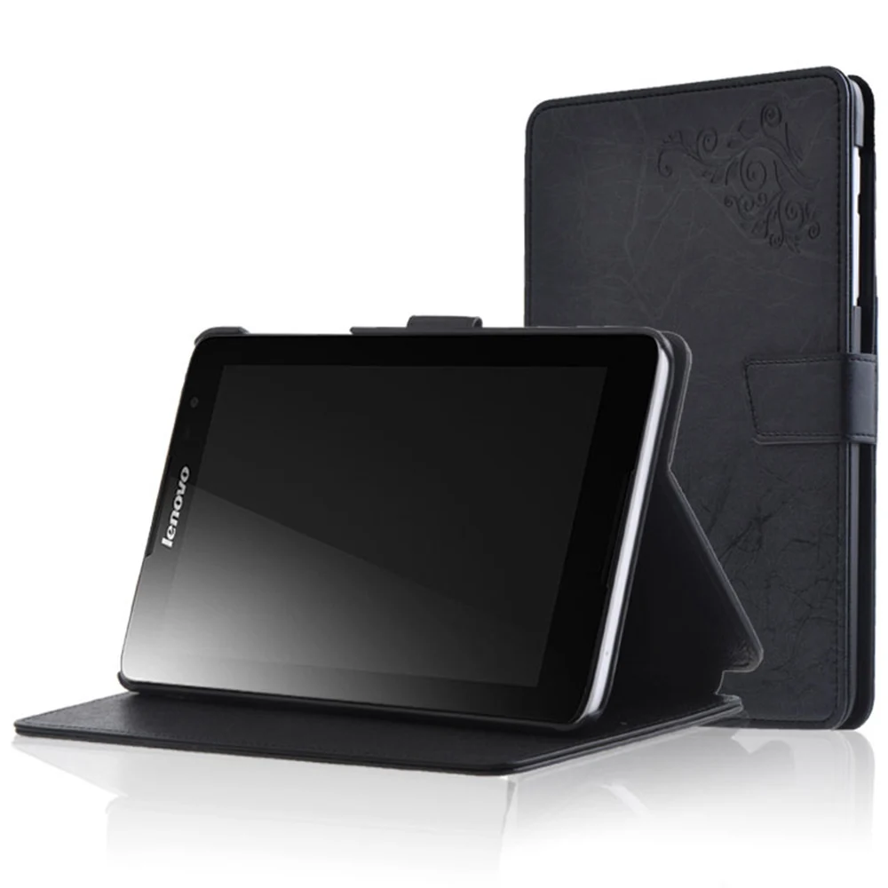 Планшетный чехол для lenovo Tab A8 A5500 из искусственной кожи с тисненым узором крышка