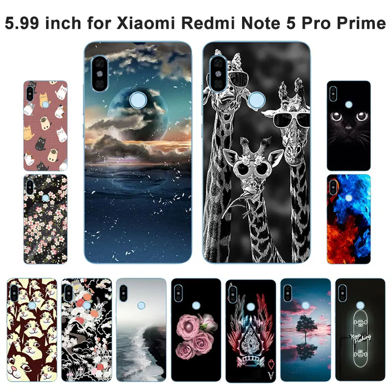 Силиконовый чехол накладка для Redmi Note 5 Pro 64 ГБ 99 дюйма|Бамперы| |