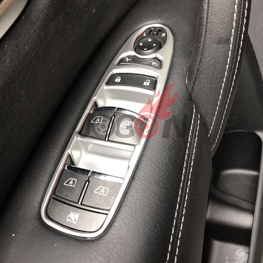 

Для Nissan патруль Y62 2011- 2017 Автомобильная Кнопка стеклоподъемника рамка для переключателей, крышка, Накладка 4 шт ABS Chrome