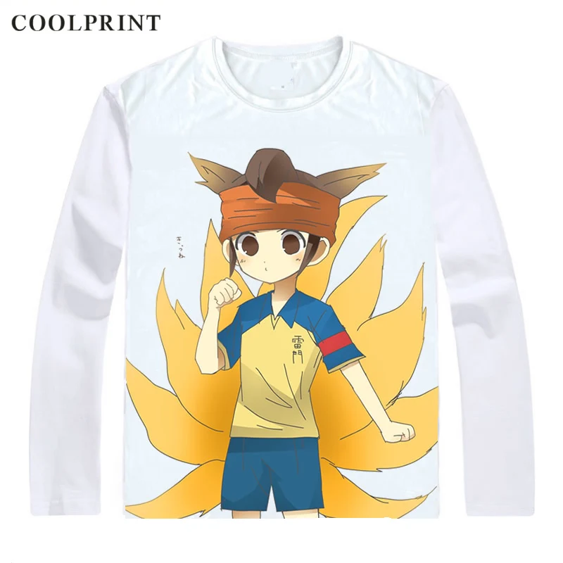 Мужская футболка Coolprint Endou Mamoru с принтом Марка Эванса Inazuma Eleven GO Повседневная