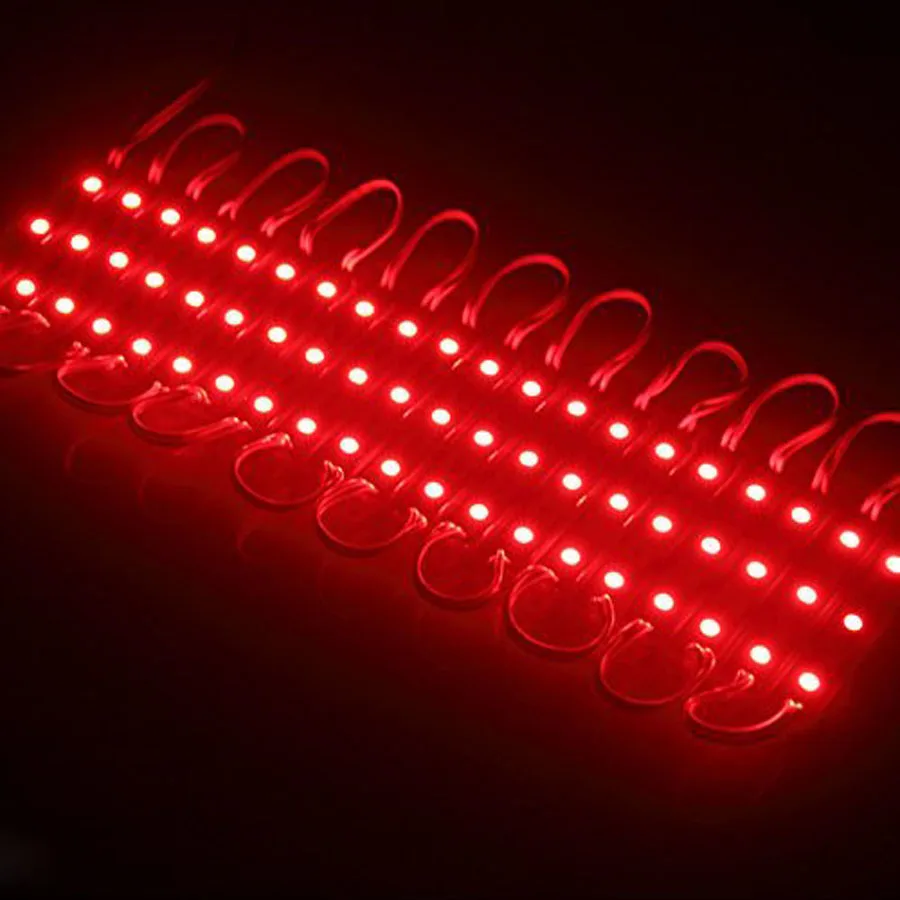 100 шт./лот вход DC12V RGB IP68 цветной водонепроницаемый светодиодный модуль SMD 5050