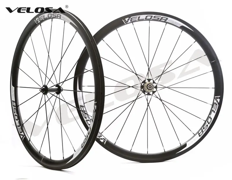 Velosa Sprint 35 велосипедная углеродная колесная пара 38 мм клинчерная/трубчатая 700C