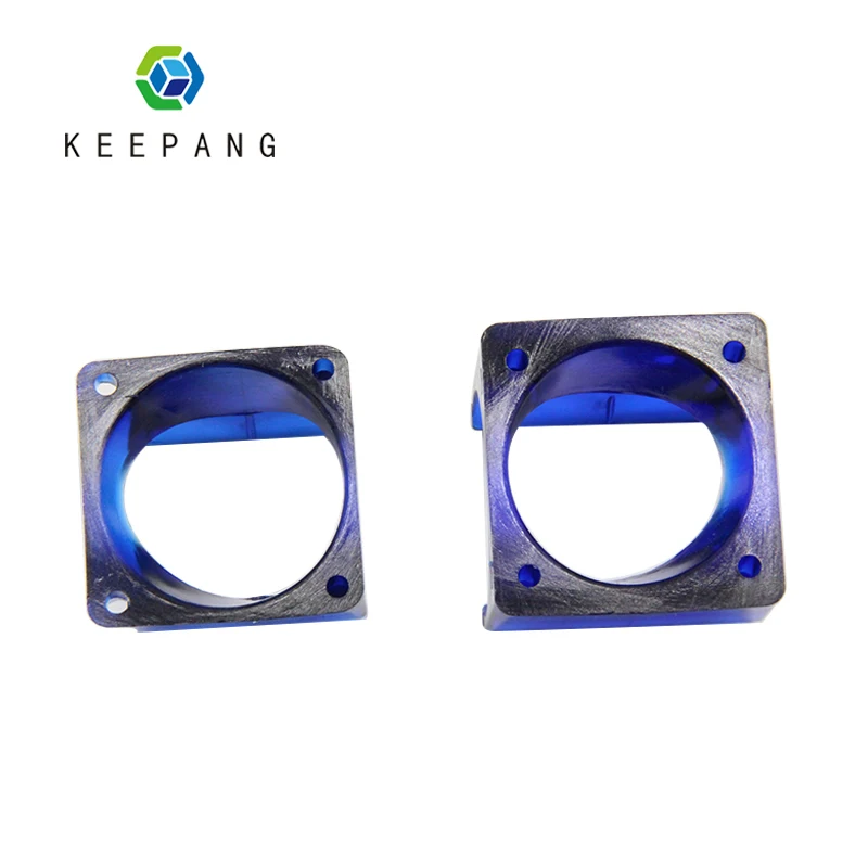 KeePang V6 V5 кронштейн литой пластик синий вентилятор воздуховод Кронштейн Поддержка для вентилятора охлаждения 30x30x10 мм 3d принтер экструдер e3d V6 V5