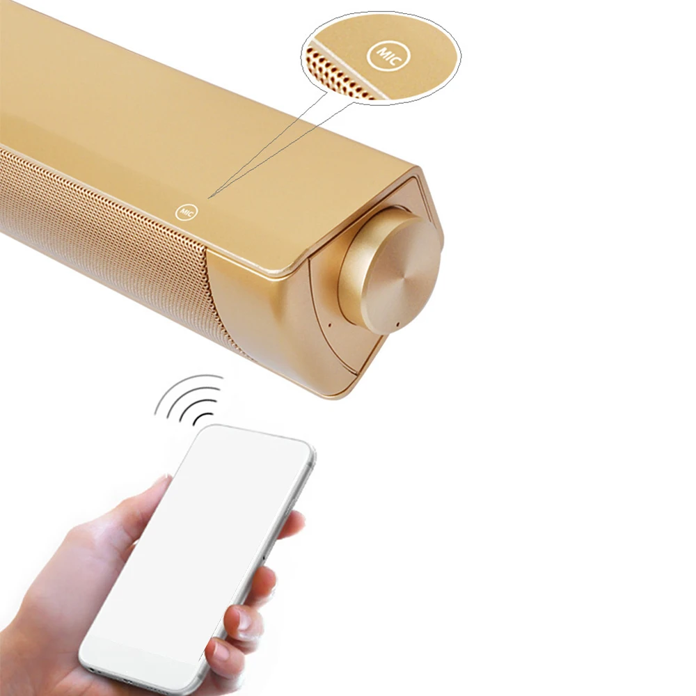 ТВ динамик Bluetooth беспроводной ТВ Саундбар звуковая система домашний кинотеатр динамик сабвуфер