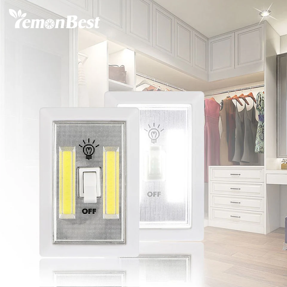 LemonBest Магнитный светодиодный Ночной светильник Ультраяркий беспроводной