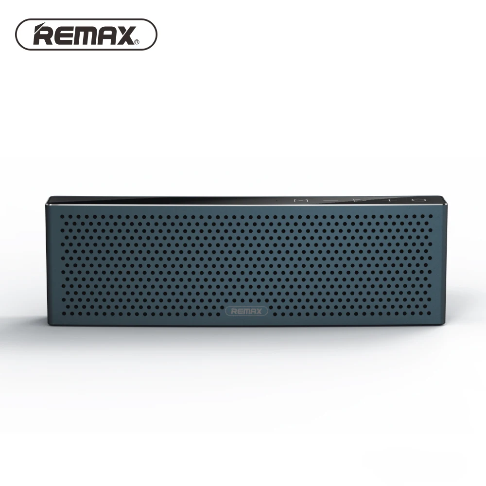 Металлическая мини Колонка Remax Bluetooth стерео бас уличный плеер Портативная