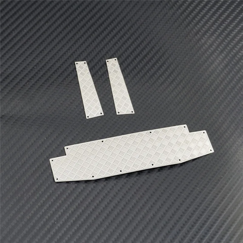 

1 комплект, металлический передний/задний бампер TRX4, противоскользящая пластина для 1/10 RC Crawler Car TRAXXAS TRX4