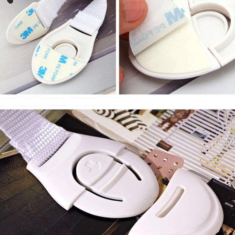 

1Pcs Cabinet Lock Child Safety Baby Protection From Children Safe Locks for Refrigerators Baby Security Drawer Latches Door Stop