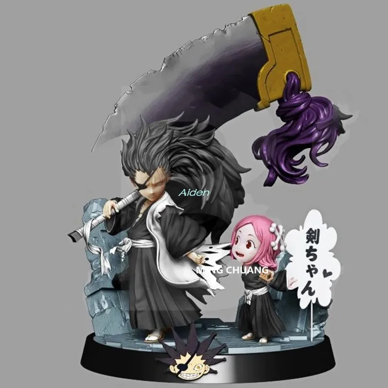 10 &quotBLEACH статуя Gotei 13 бюст Kusajishi Yachiru полная длина портрет Kenpachi Zaraki GK фигурка PF