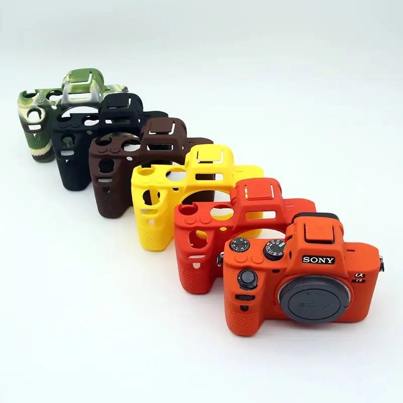 Силиконовая резиновая сумка для камеры Sony ILCE 7RM2 A7RII A7R2 беззеркальная камера