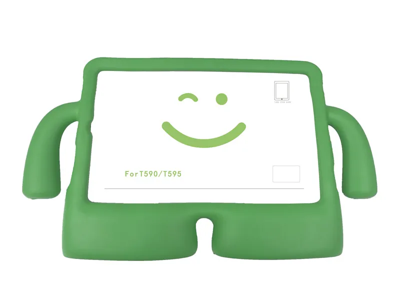 Green Для samsung Galaxy Tab A 10,5 чехол для детей EVA Foam SM T590 T595 чехол противоударный держатель для samsung Tab A 10,5 - Цвет: Green