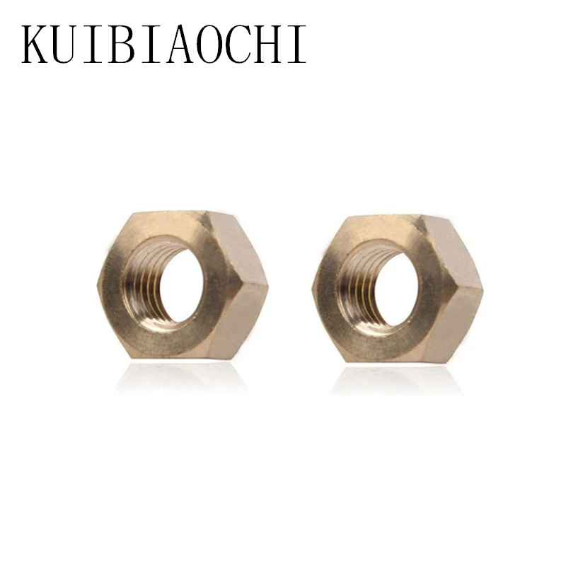 50 шт. DIN934 M1.6 M2 M2.5 M3 M4 M5 M6 M8 M10 H62 медные шестигранные гайки HW048|brass hex nut|hex nuthexagonal nut |