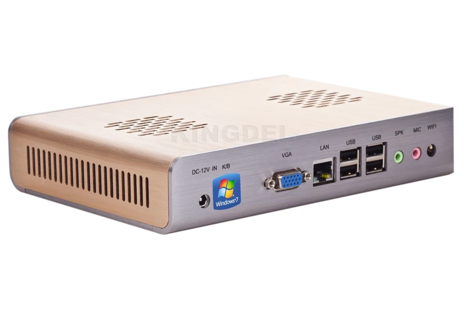 KINGDEL Тонкий Клиент Компьютер мини-ПК с Intel Atom N270 1.60 ГГц 1 ГБ ОПЕРАТИВНОЙ ПАМЯТИ 8 DOM 32