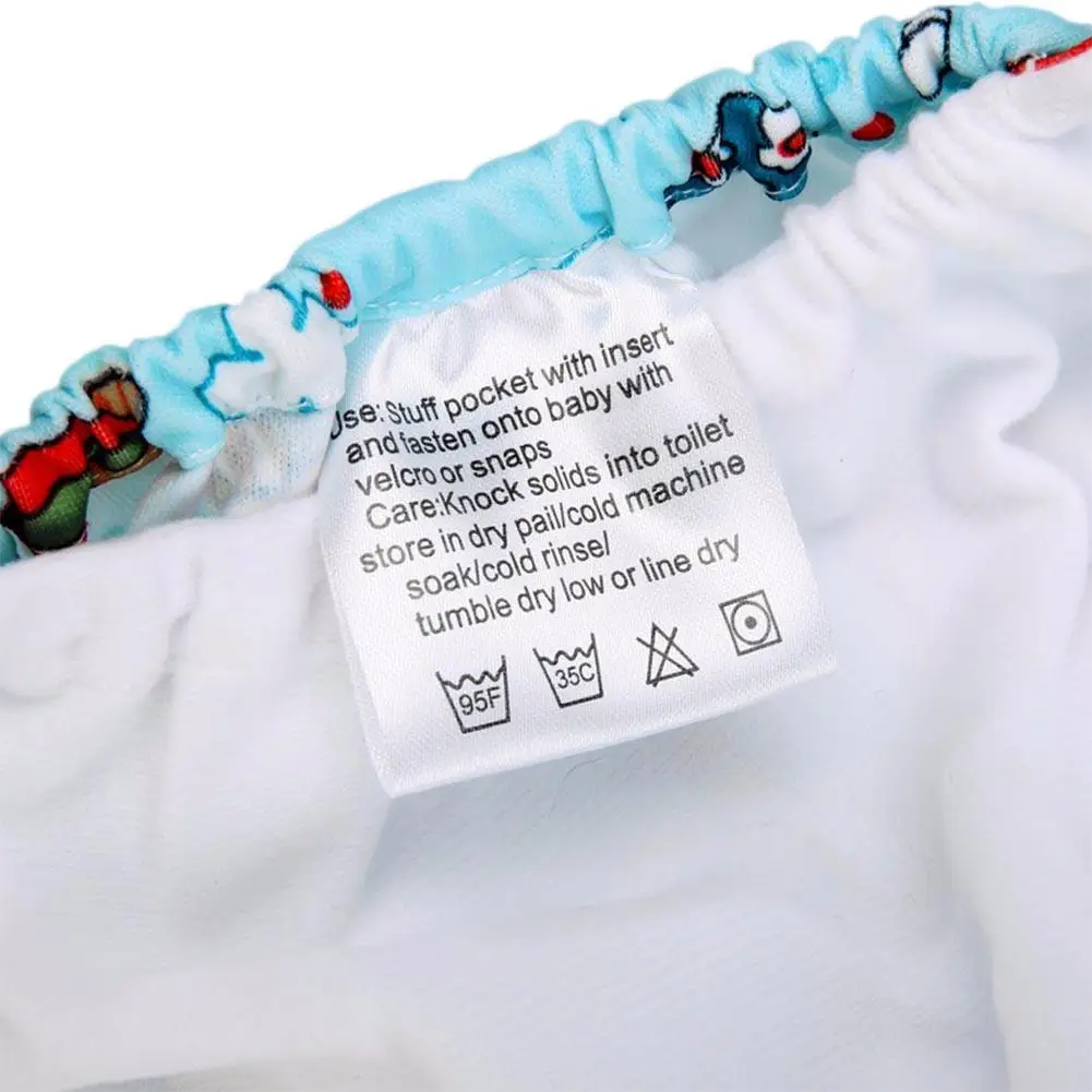 Soft Baby Diaper Pants Reusable Washable Cloth Diapers Nappy Cover Waterproof Newborn Traning Panties Pocket | Мать и ребенок