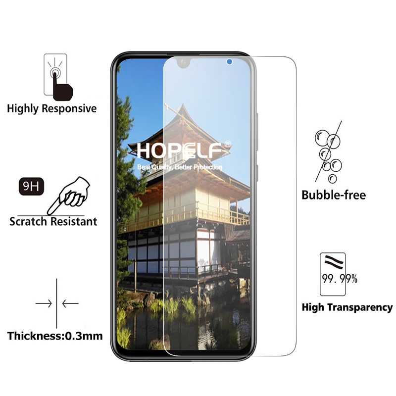 2 шт. закаленное стекло для Huawei P30 Lite Защитное легкое P20 Pro защита экрана|Защитные