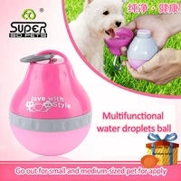 supersdpets hot sale drinking fountains water drop lightweight and portable silicone material teddy cat is drinking pet supplies