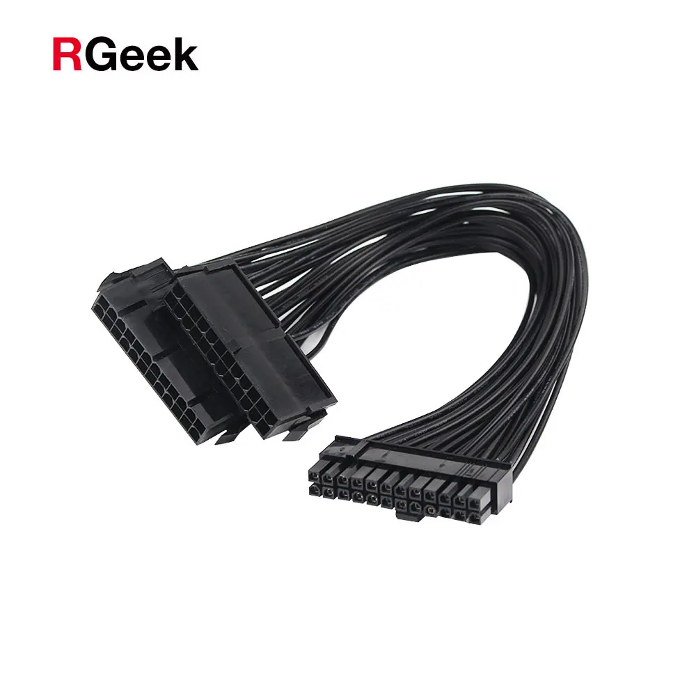 Пусковой кабель RGEEK для материнской платы ATX 24 контактный 2 сторонний двойной блок