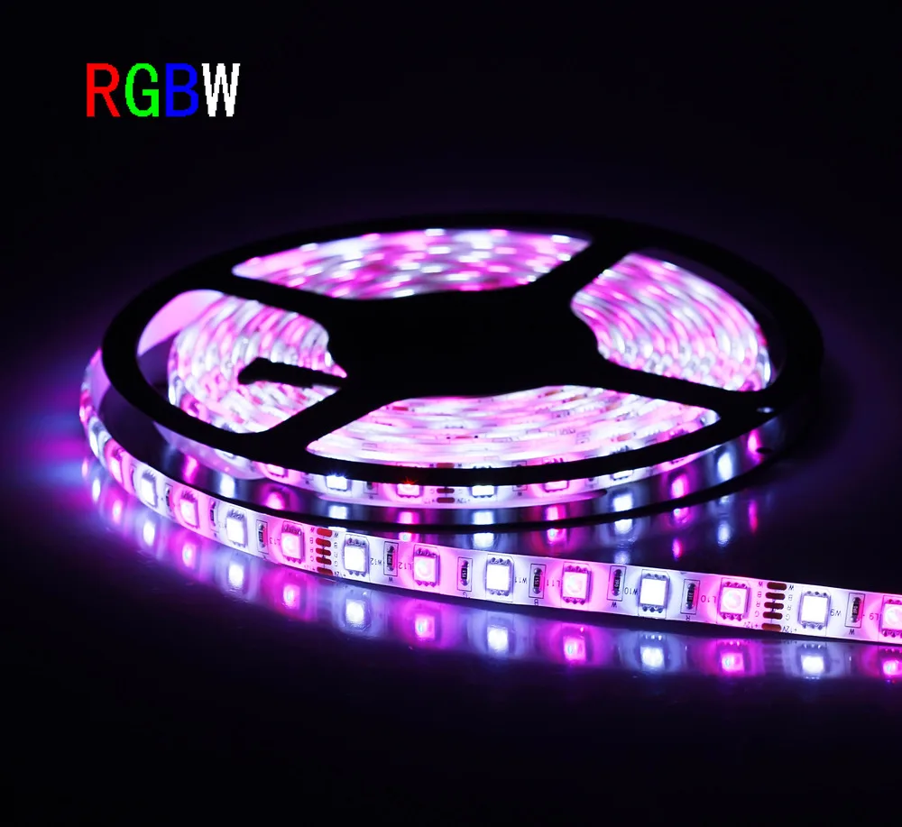 Светодиодная лента SMD5050 RGBW/RGBWW 100 м/лот не водонепроницаемая RGB + теплый белый/белый