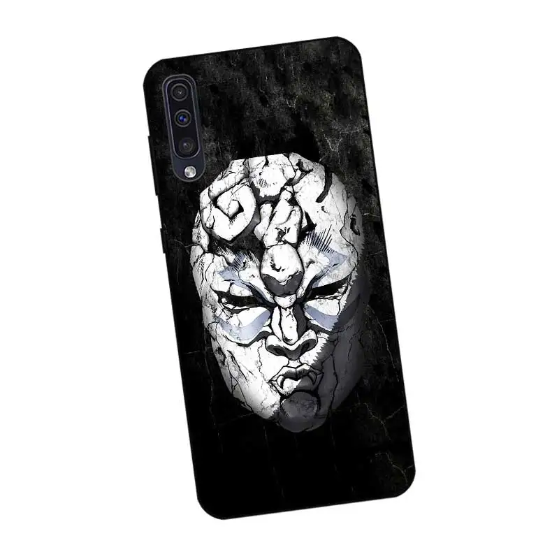 P104 Jojo странные приключения Черный силиконовый чехол для samsung Galaxy A6 A7 A8 A9 A10 A30 A40 A50