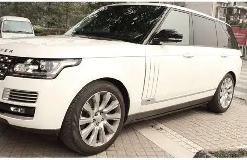 Белая вентиляционная боковая решетка сетчатый гриль для Land Rover Range autobiographic 2013 2014