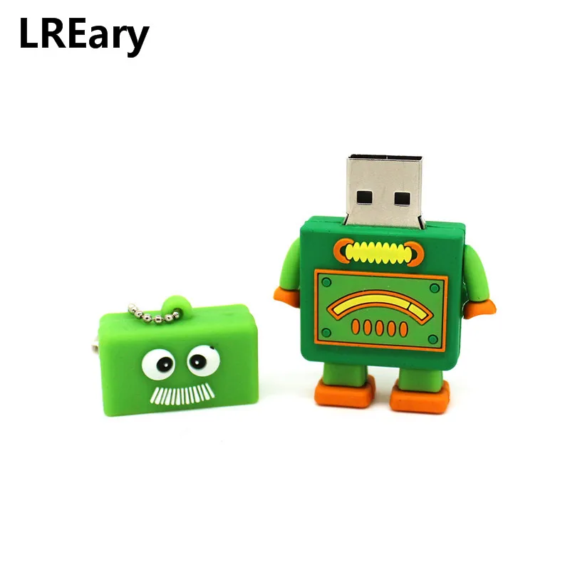 Новое поступление флеш накопитель милые подарки U диск мультяшный робот 16 ГБ