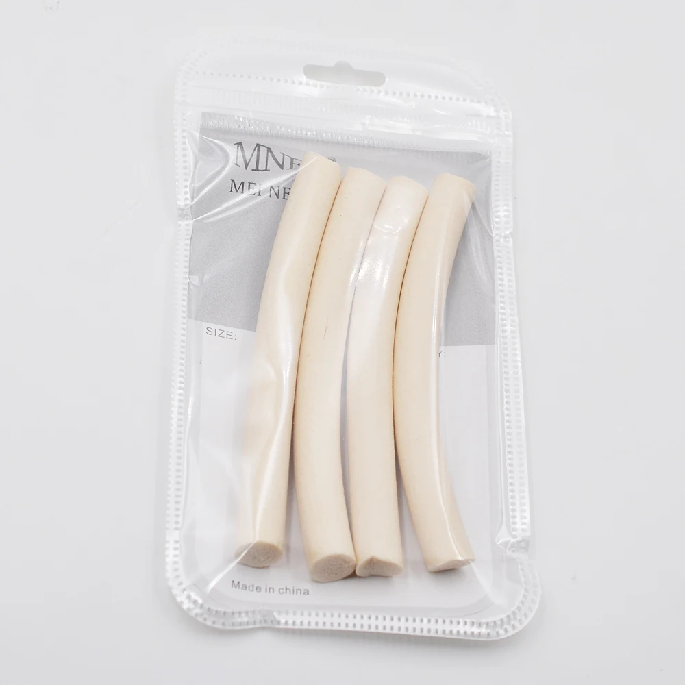 

MNFT 1Bag Silicone Clinder Elastic Foam Strips Floating for Fishing Lure DIY Fly Tying White Color Fly Tying Material