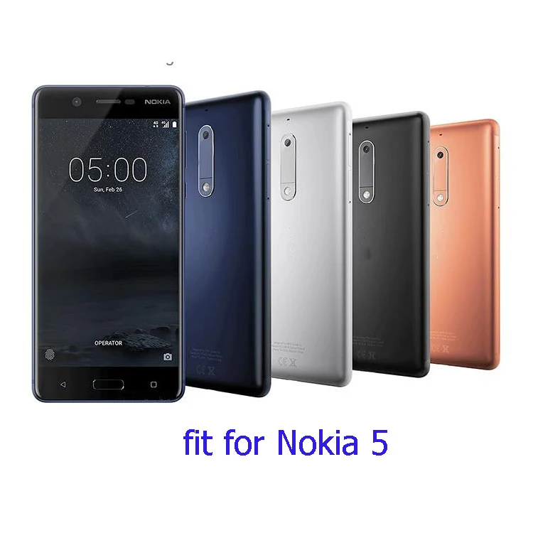 Стеклянный объектив задней камеры для Nokia 5 с наклейкой Nokia5|Шлейфы мобильных