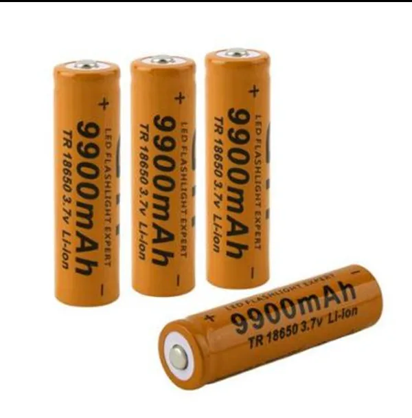 Dolidada 4 шт. 100% Оригинальный 3 7 V ионно литиевая Батарея 18650 9900 MAH батарея Recarregvel Para